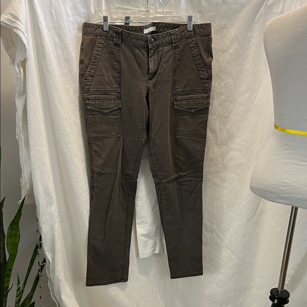 LOFT Women's Straight Leg Jeans - Brown
